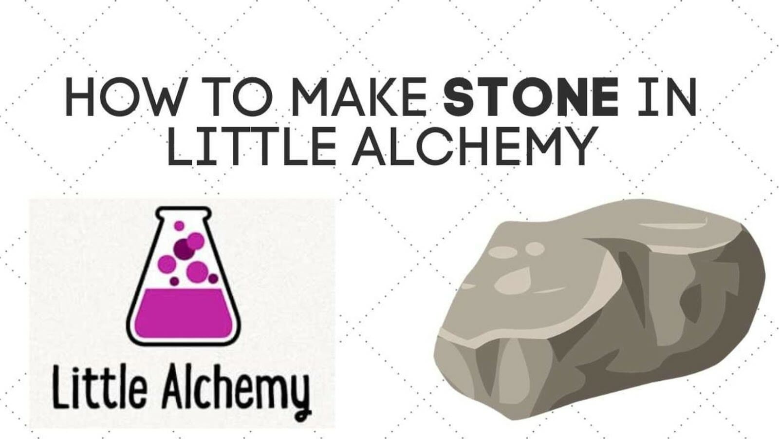 A StepbyStep Guide On How To Make Stone In Little Alchemy 1 The Hake