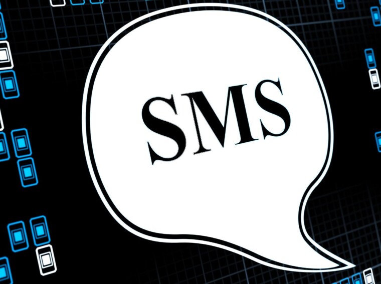 why does my text message say sent as sms via server