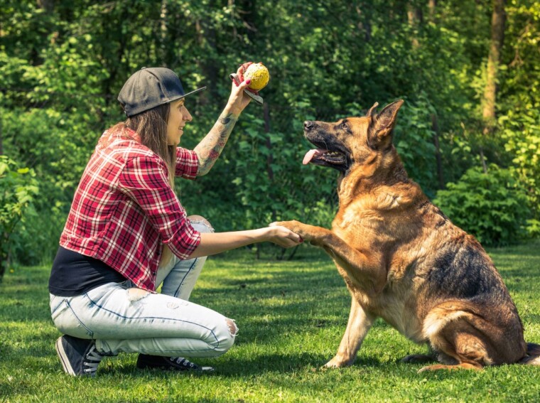 what does a dog paw tattoo on a woman mean