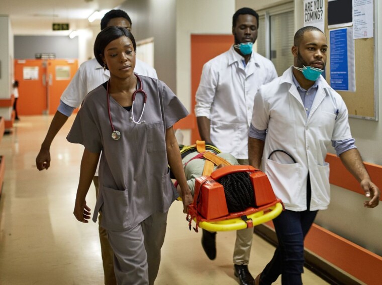 general guidelines for carrying a patient on a stretcher include