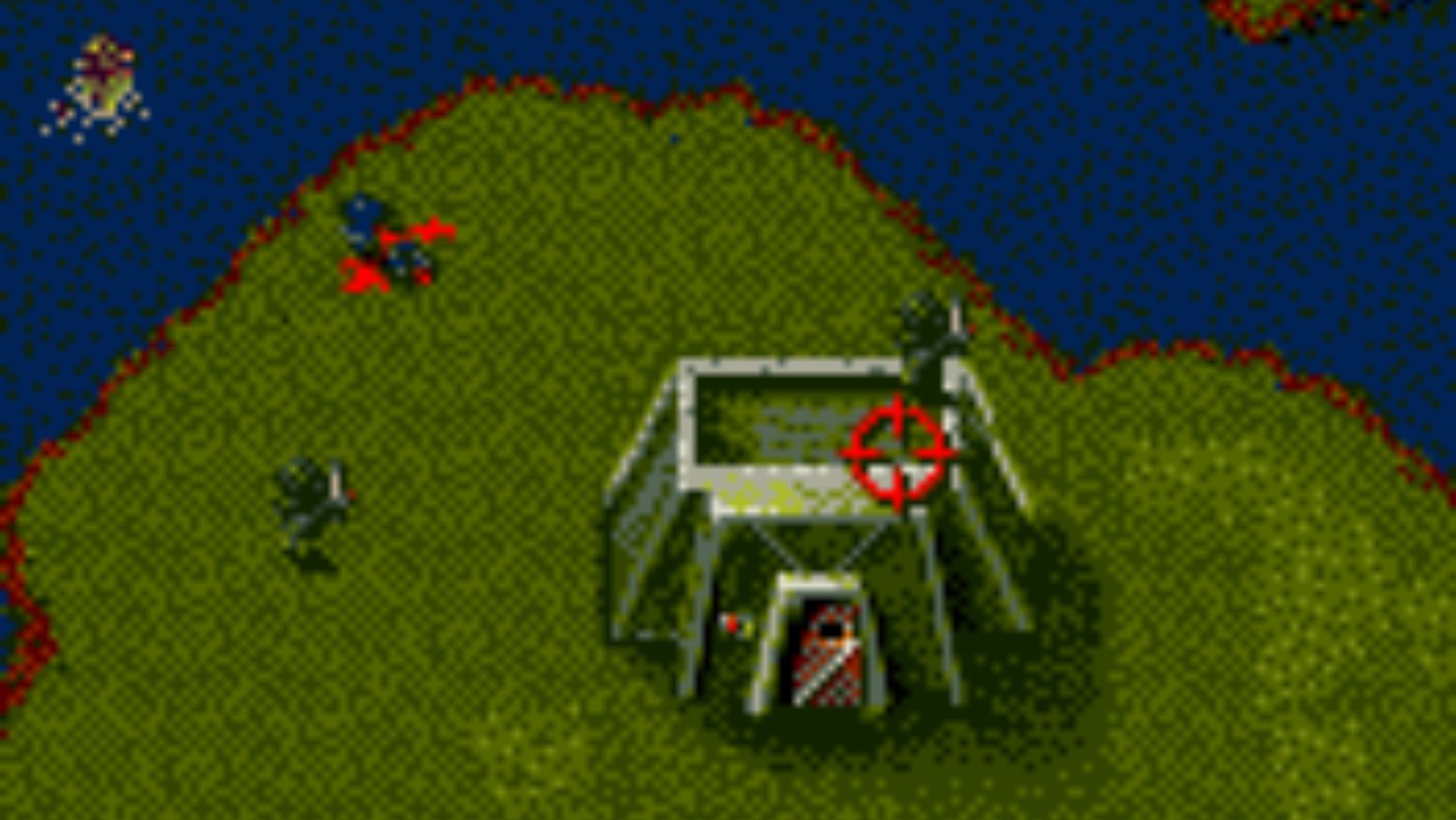 Pixelated action from Sensible Software's "Cannon Fodder" 