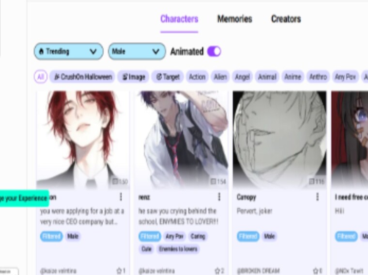 Character AI alternative chatbot platform for immersive NSFW and roleplay experiences.