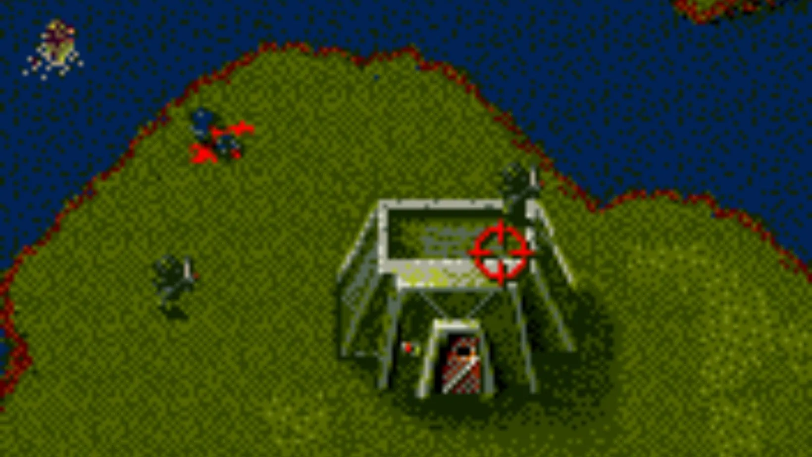 Pixelated action from Sensible Software's "Cannon Fodder" 